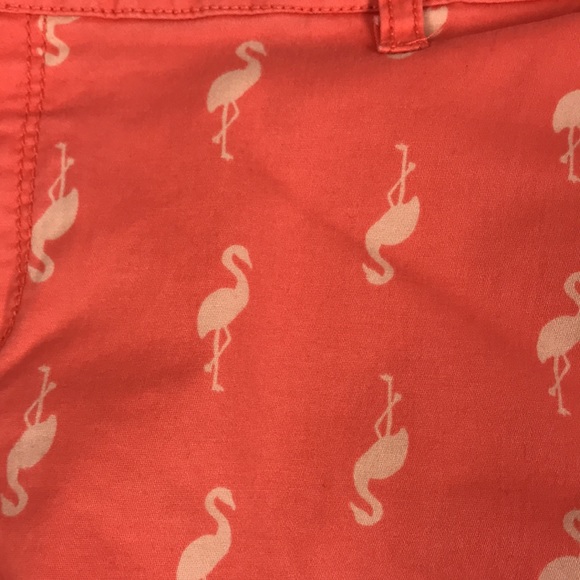 Peach Flamingo Shorts - Picture 4 of 10